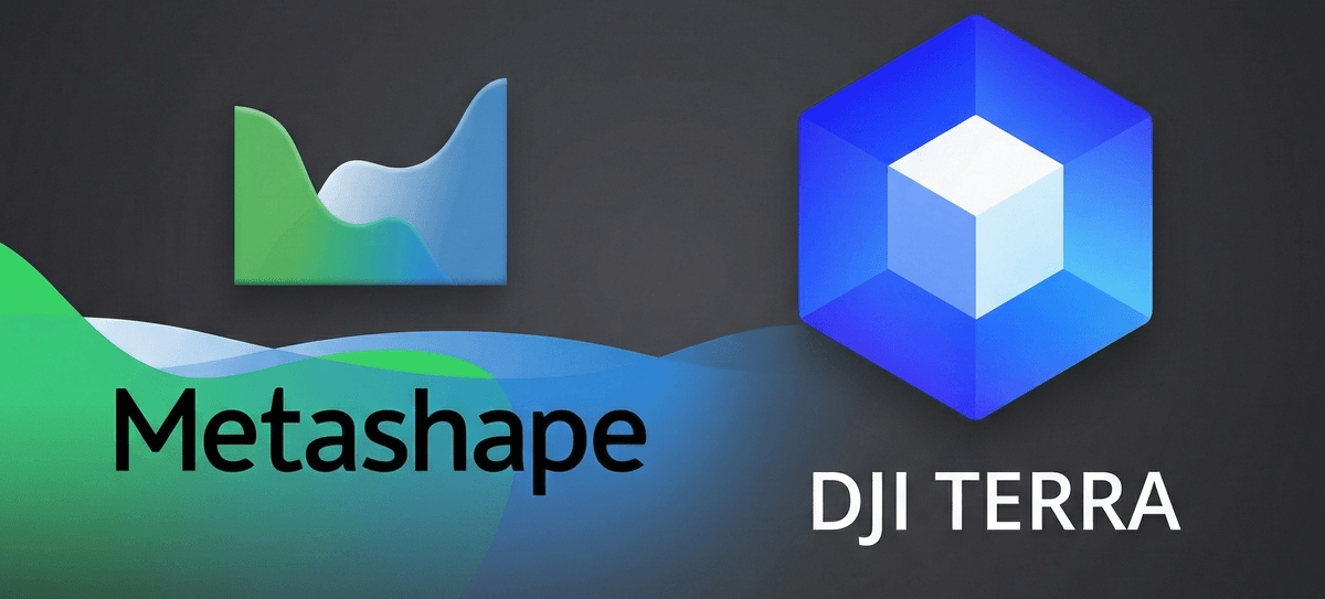 Softwares DJI Terra e Agisoft Metashape